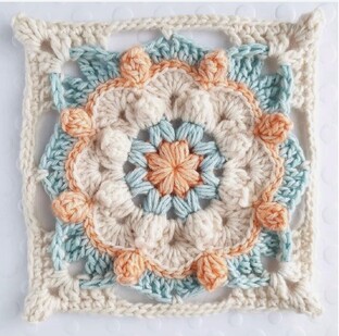  Как связать красивый бабушкин квадрат крючком: описание и схемы
