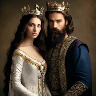 Эдуард II и Изабелла Французская