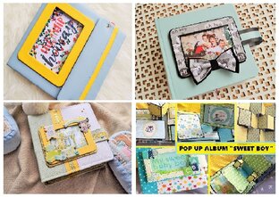 Идеи детский поп ап фотоальбом / СКРАПБУКИНГ