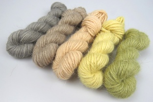 Окрашивание пряжи природными красителями