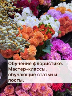 Обучение по флористике. Мастер-классы, обучающие статьи и посты