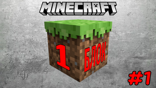 Майнкрафт 1 блок