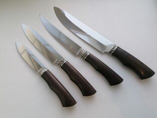 Набор кухонных ножей из 95Х18 с венге. 