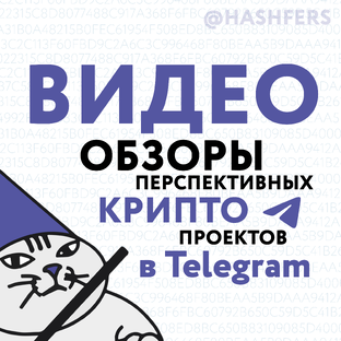 Видео обзоры перспективных крипто проектов в Telegram