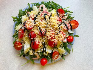 Салаты с морепродуктами 🍤🐟