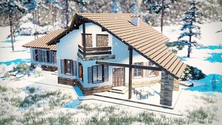 Дома в стиле ШАЛЕ - 50 проектов