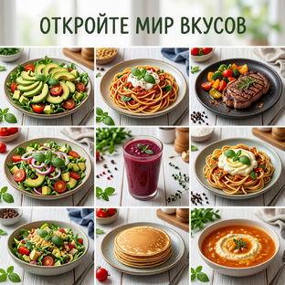 Рецепты и питание — от быстрых ужинов до ПП‑вариантов