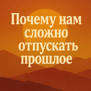 Почему нам сложно отпускать прошлое