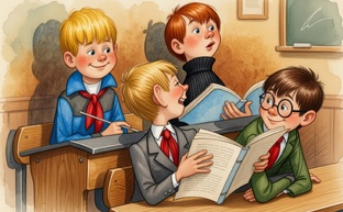 Витя Малеев в школе и дома