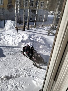 Покатушки на снегоходах