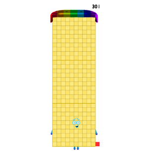 My fanmade Numberblocks 301-400