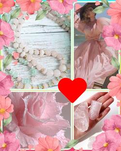 украшения ручной работы из розового кварца