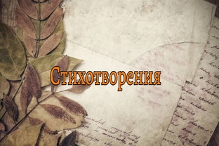 Стихи.