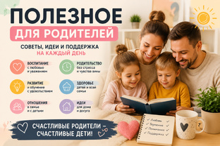 Полезное для родителей ✨👱🏼‍♂️👶🏼👩🏻‍🦰
