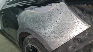 Подготовка автомобиля под покраску.