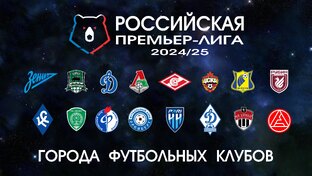 Города футбольных клубов России