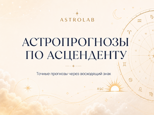 Астропрогнозы по Асценденту