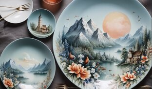 Городецкая роспись - как нарисовать и разукрасить