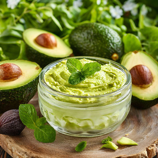 Овощи и фрукты в креме для лица