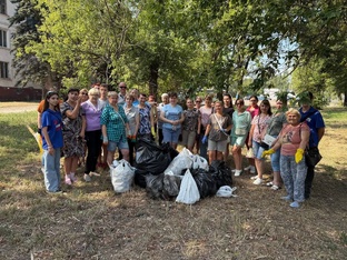 Субботник в Макеевке 