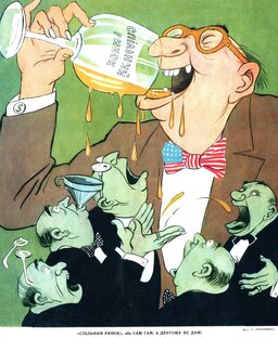 Карикатуры советской Украины