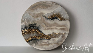 Картина из эпоксидной смолы.