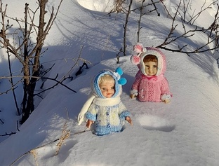 Челлендж "Зимняя прогулка каждой кукле"