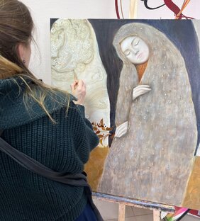 Работа в студии