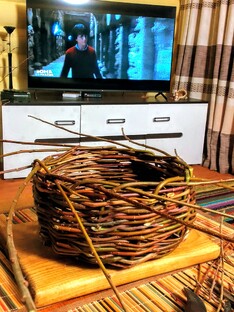 Мои статьи Работы из живой ивовой лозы