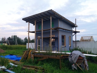 Постройка дома своими руками. 