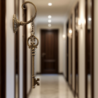 «В нашей новой квартире была одна лишняя дверь. Ключ от неё висел в старом доме 