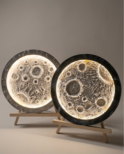 Создание Луны на арт-борде с подсветкой и Луна на зеркале