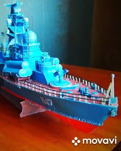 Модели советских (российских) кораблей. 