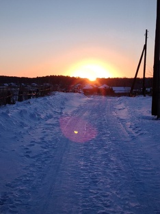 Рассветы и закаты в Сибири 