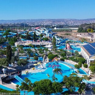 Аквапарк в Пафосе. Кипр.