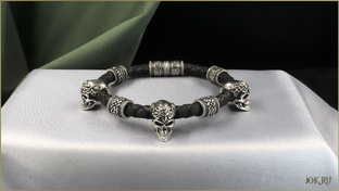 БРАСЛЕТЫ с КЕЛЬТСКИМ ЧЕРЕПОМ 