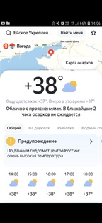 Погода в Ейском укреплении (архив)