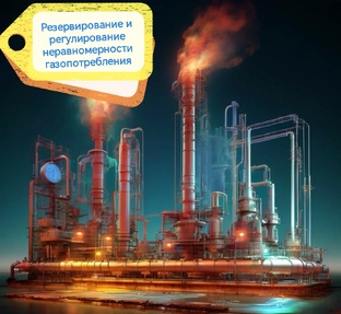 Резервирование и регулирование неравномерности газопотребления