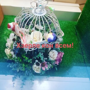 Цветы в клетке