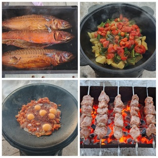 Готовим на улице🌿