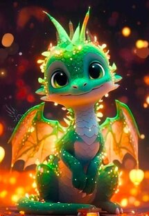 Дракон !!! 2024 год -мудрый ,справедливый,сильный, мистический!