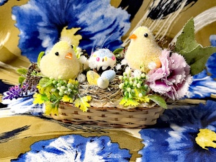 Птички с куличом