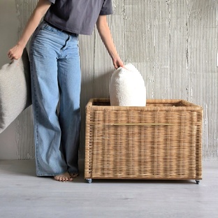 Плетёные короба, сундуки, корзины