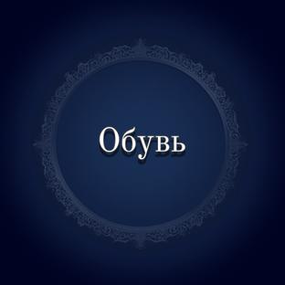 Обувь