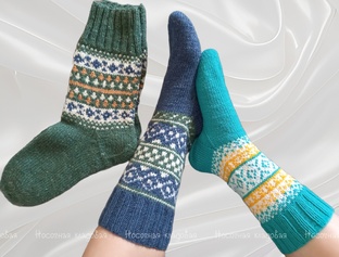 Схемы жаккарда для  носков