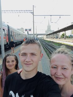 В Лазаревское на поезде 24 часа с 6 детьми