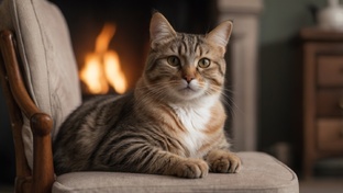 Искусственный интеллект киса Ася рассказывает анекдоты