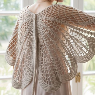 Шаль крючком: схемы и подробное описание для вязания красивых и ажурных моделей