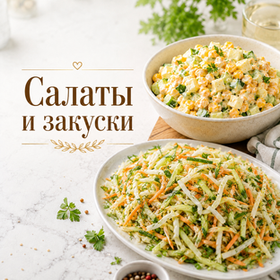 Салаты и закуски
