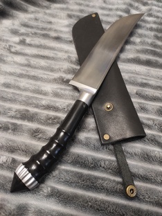 Нож пчак с кожаными ножнами 